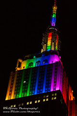 Empire State Building lit up for Pride Week June 29 2014