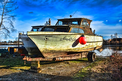Old Boat on Katzie First Nation Indian Reserve - Barnston Island