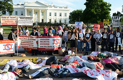 2014 Die-In At The White House For Gaza