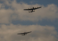 Lancaster Flypast at Ladybower