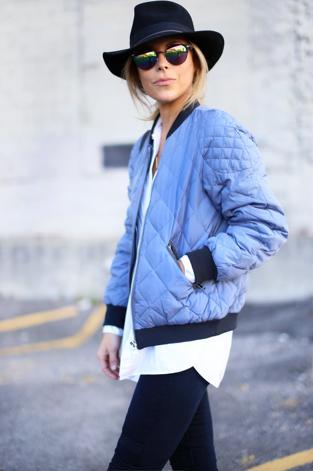 quilted bomber