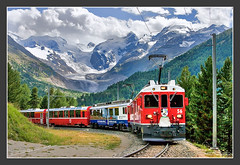Bahn in der Schweiz