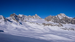 Granta Parei 3380m, Beca della Traversiere  3338m, przełęcz Colle Basac Dee 3200m, Grande Traversiere 3496m