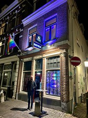 One of two gay bars in Utrecht - Bodytalk - nice vibe - no doubt busier on the weekend.