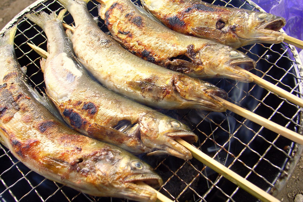 Fishy BBQ at Futako-Shinchi
