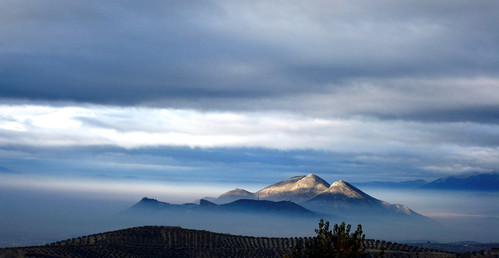 sky panorama mist mountain fog clouds landscape paisaje sierra mount amanecer cielo nubes monte niebla paesaggio elvira