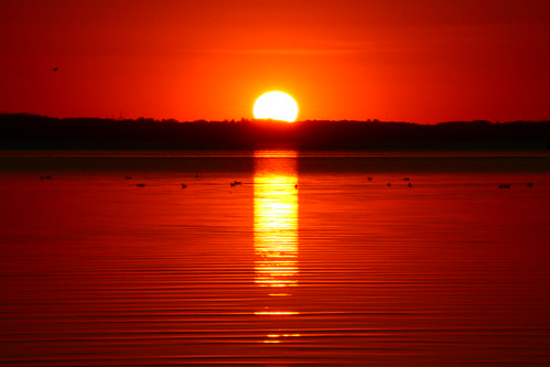 ocean sunset sea summer sun water denmark sommer reflexions solnedgang uldbjerg