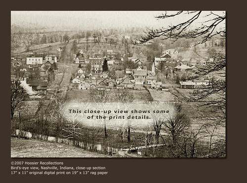 street houses house history fence buildings court real photo nashville image antique barns bridges churches aerialview indiana scene transportation shops courthouse streams roads schools residential browncounty businesses realphotopostcard hoosierrecollections