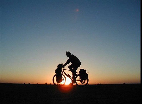 sunset cycling