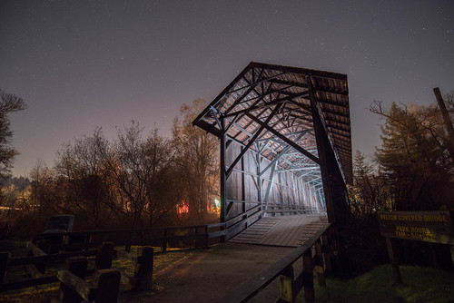 nightlandscape coveredbridge felton flickr astrotracer california unitedstates us