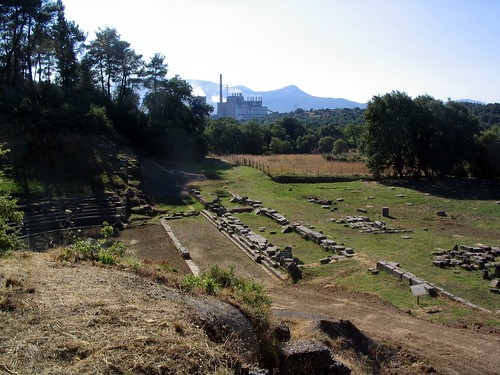 teatro ancient theater hellas greece grecia antico arcadia arkadia megalopolis arkadhia pleiades:depicts=570467