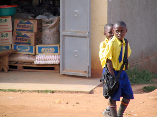 School kids in Uganda