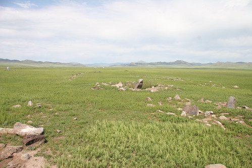 panorama mountains archaeology august 2006 mongolia steppes tombs bronzeage bulgan 8206 stoneworking deerstones khirigsur bulganaimag orkhonsum