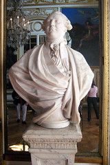Versailles - Château de Versailles - Salon de l'Œil-de-Bœuf - Buste de  Louis XVI