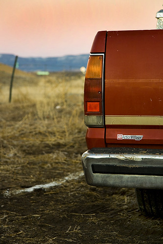 pink sunset red arizona usa car truck back shoot dof open rear wide pickup bumper pinksky prescott