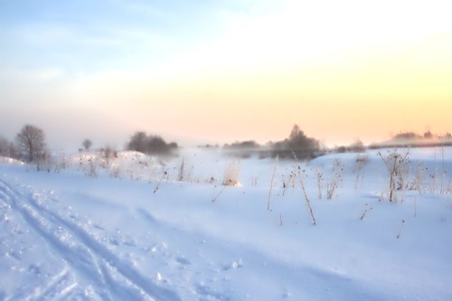 winter cold fog sunrise russia tamron geotag zima dubna 28200 i500 interestingness289 explore20080216