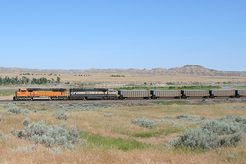 train montana badlands bnsf coaltrain forsythsubdivision bnsfh2