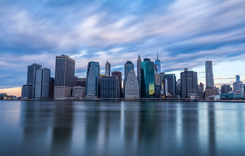newyork unitedstates us manhattan brooklyn river reflection sunrise clouds longexposure arun sundar