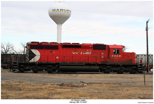 railroad train diesel railway trains harvey northdakota locomotive canadianpacific trainengine cp cprail emd sd402 sixaxle