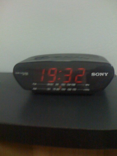 clock radio sony iflickr