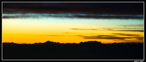 november autumn sunset mountain alps rose tramonto novembre rosa monte autunno alpi mont montagna blanc 2007