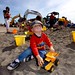 noa and his favorite sandbox toy    MG 3828