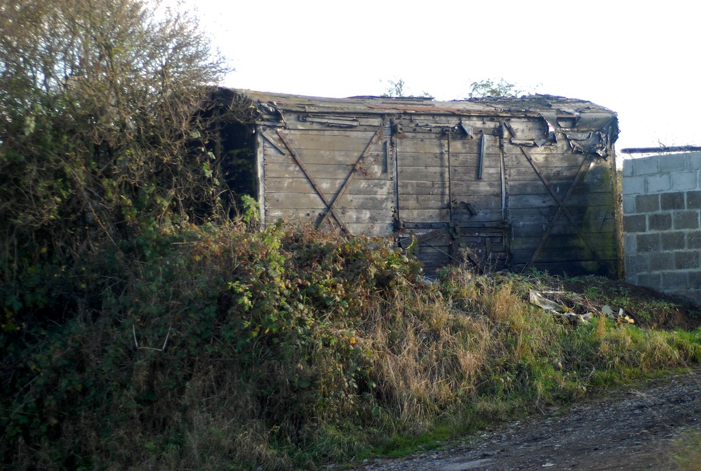 Disused North Eastern Railway wagon body, Northallerton