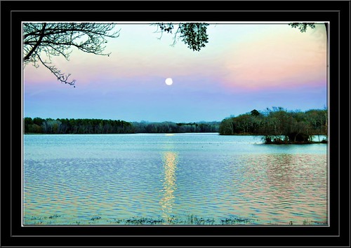 sunset moon lake nikon texas tx explore d300 naturesfinest passionphotography isawyoufirst lakequitman mickymb