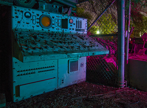 abandoned night san texas military equipment junkyard antonio