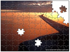 #6355 jigsaw puzzle sunrise takeoff