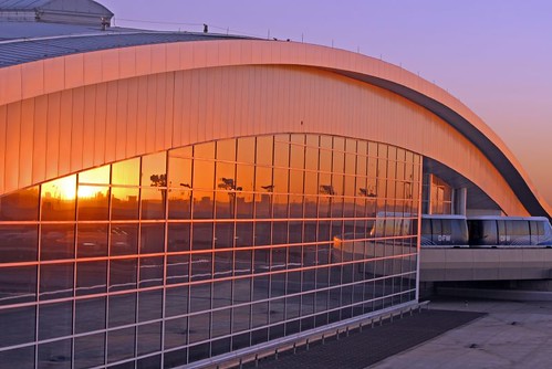 sunrise dallas cityscape texas dfw dfwinternationalairport