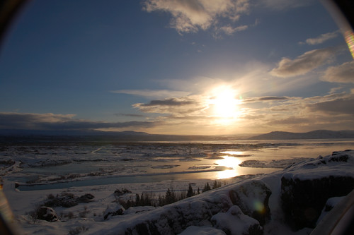 lake sunrise geotagged iceland tour unesco 24 february 2008 thingvallavatn thingvellir goldencircle