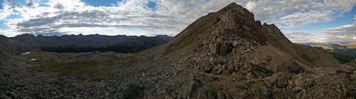 sky panorama mountain clouds scenery colorado rocks hiking pass wideangle eaglecounty zd 1454mm fancypass