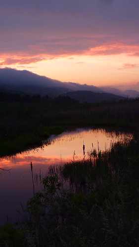 sunset vermont marsh vt westrutland