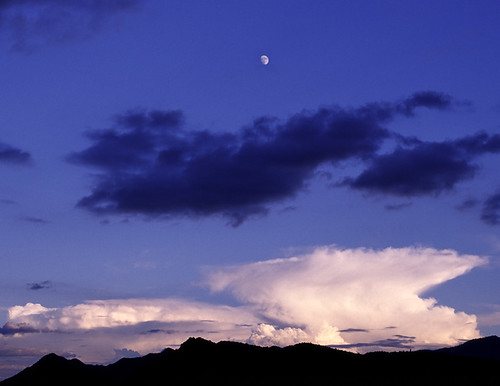 sunset arizona sky cloud moon southwest film clouds atmosphere az t90 monsoon thunderstorm lightning thunder chiricahua