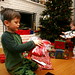 nick unwrapping gifts    MG 7659