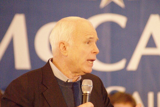 John McCain (featured on http://news.yahoo.com/elections)