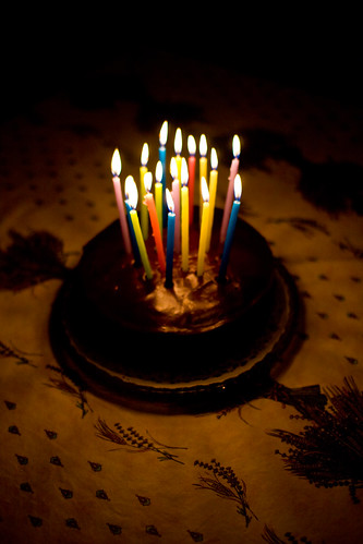 birthday colors cake canon candles chocolate flame sigma30mmf14 40d