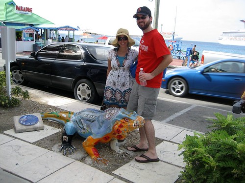 With the Grand Cayman Iguana