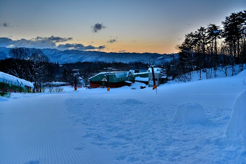 japan hakuba mountains snow sunrise dawn nikon nikond7100 d7100 hdr sun