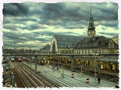 Luxembourg Gare on Polaroid