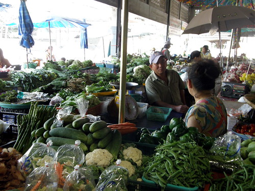 Vegetables for sale in Chiang Mai market