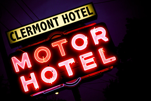 atlanta night georgia neon motel ponce 1923 motorhotel poncedeleonavenue clermonthotel 3478night cluploaded
