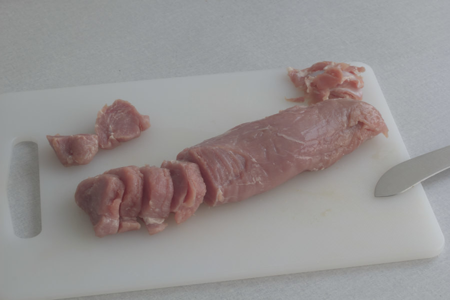 Pastaret med svinemørbrad og bacon i cremet hvidvinssauce (3)