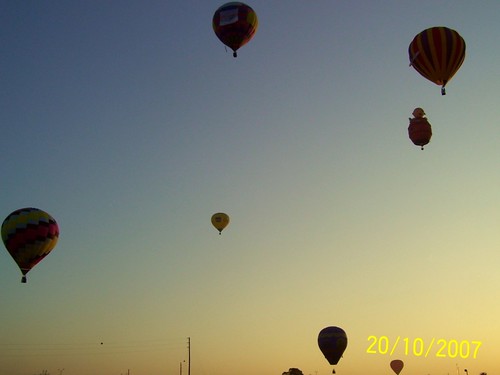 sunset sky fly ballon fest torreon globos