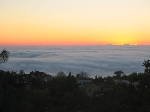 morning cloud sun mountain beautiful fog sunrise heaven hungary view budapest hillside buda citadella mikker