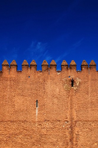 blue españa orange muro azul wall pared andalucía spain andalucia cielo naranja almeria almería alcazaba árabe