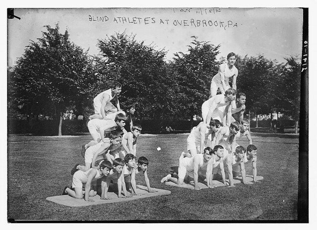 Blind athletes at Overbrook, Pa.  (LOC)