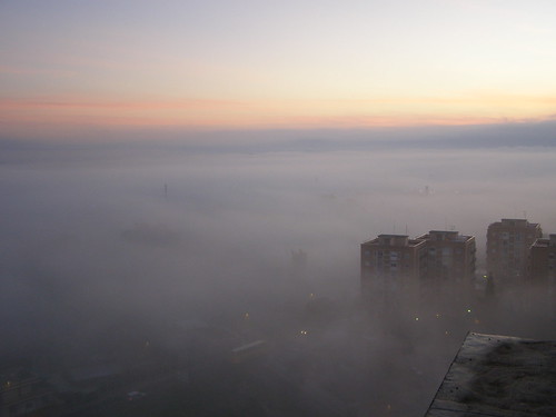 fog hospital dawn naval cartagena