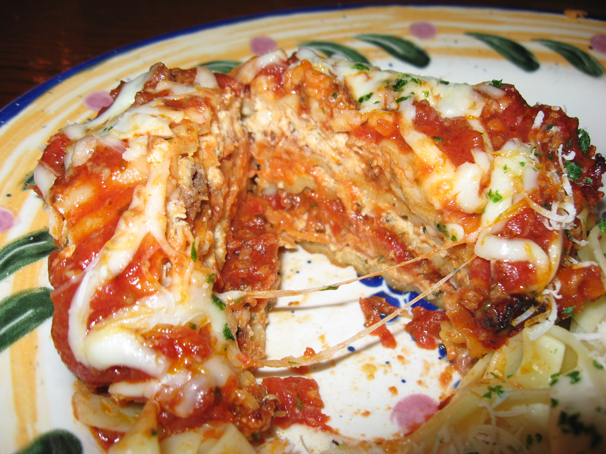 Olive Garden: Lasagna classico (sliced) | Flickr - Photo Sharing!